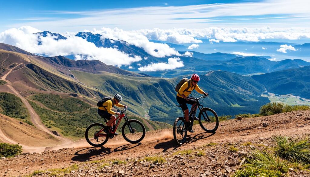 Cotopaxi volcano mountain biking Ecuador
