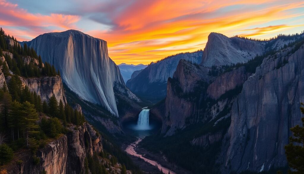 Yosemite National Park waterfalls
