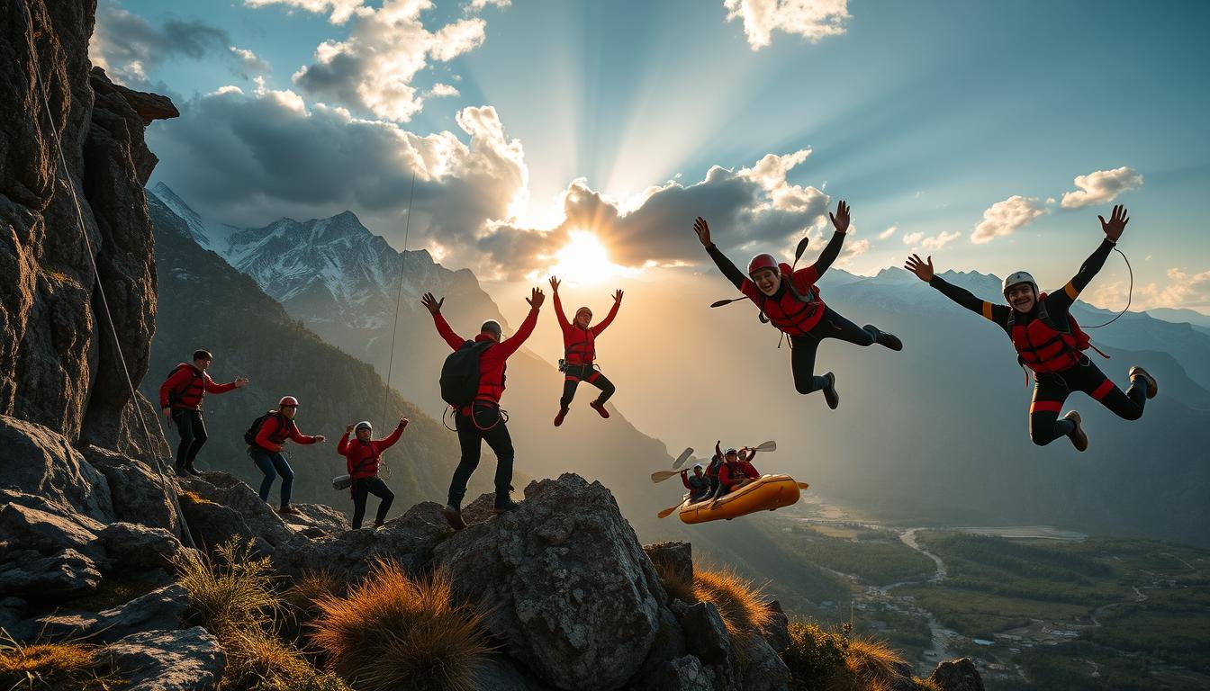 adventure sports and adrenaline-pumping activities