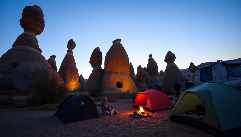 camping in Cappadocia Turkey