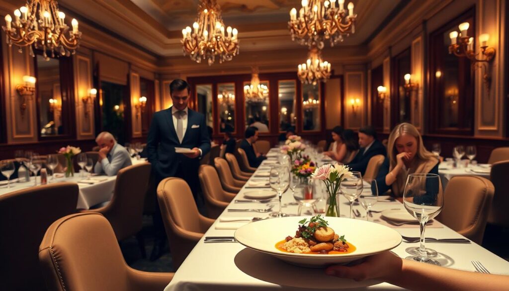 fine dining experience