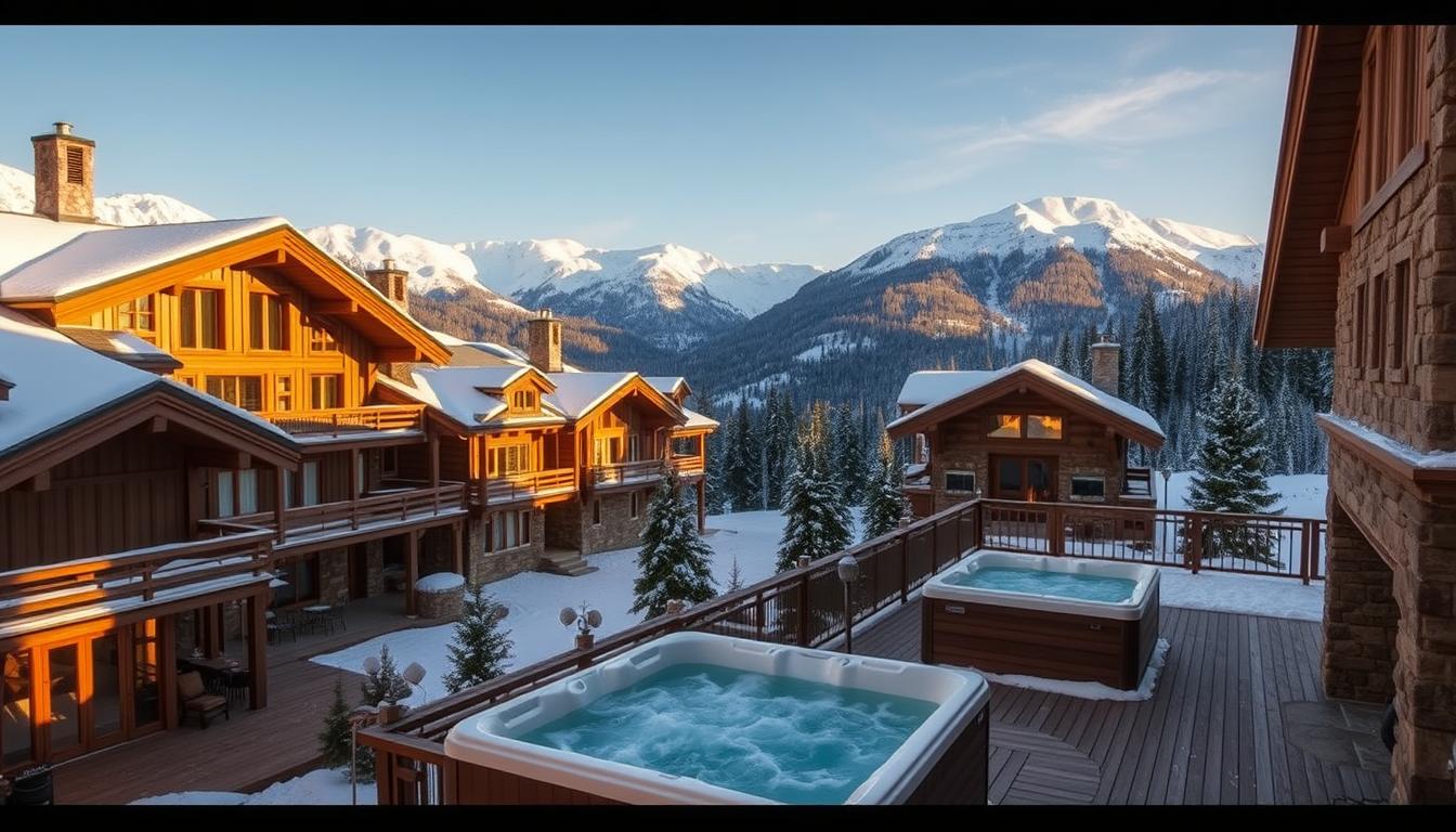 luxury chalets: ski-in/ski-out, hot tubs & stunning mountain views
