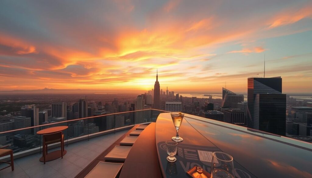 luxury hotel rooftop bars with views