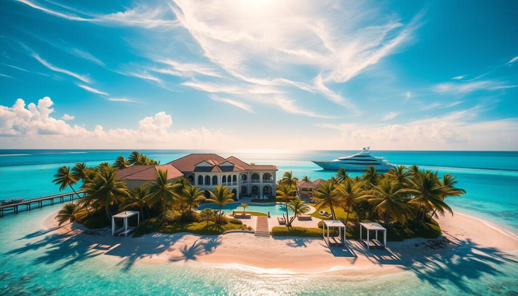 luxury island resort