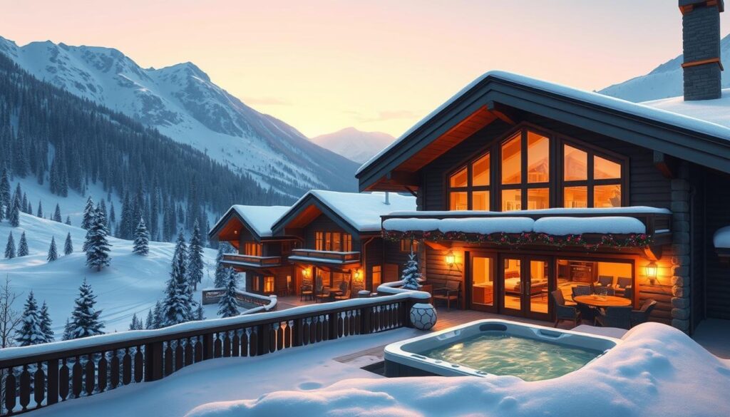 luxury ski chalet amenities
