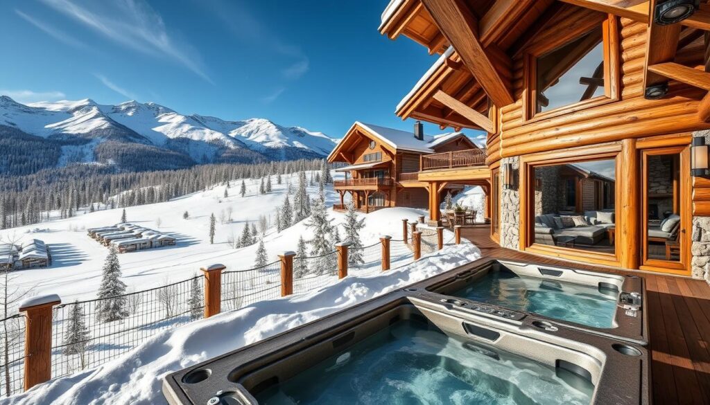 luxury ski chalet experience